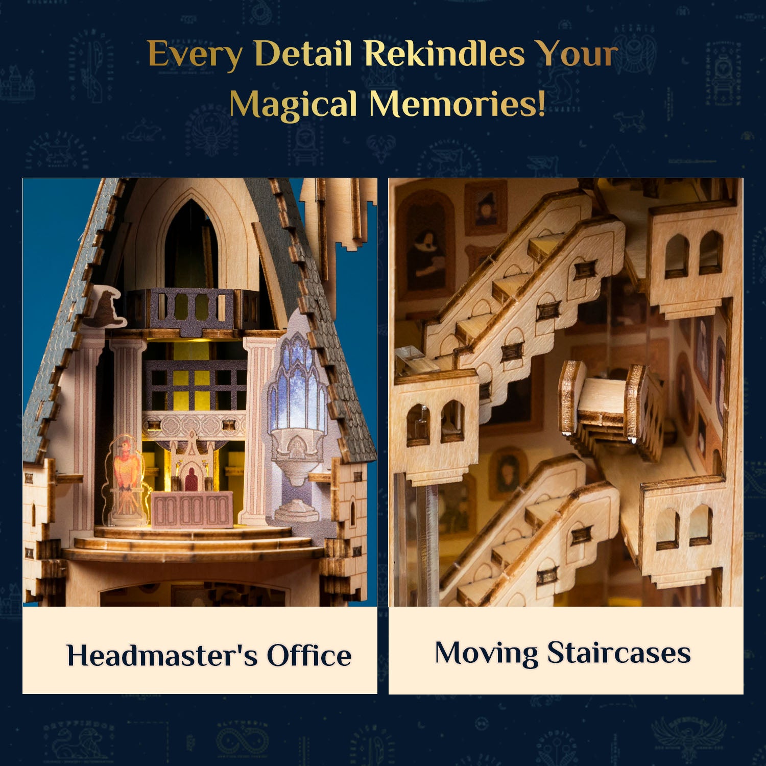 Puremind x Harry Potter Hogwarts Great Hall 1610 & Astronomy Tower 161