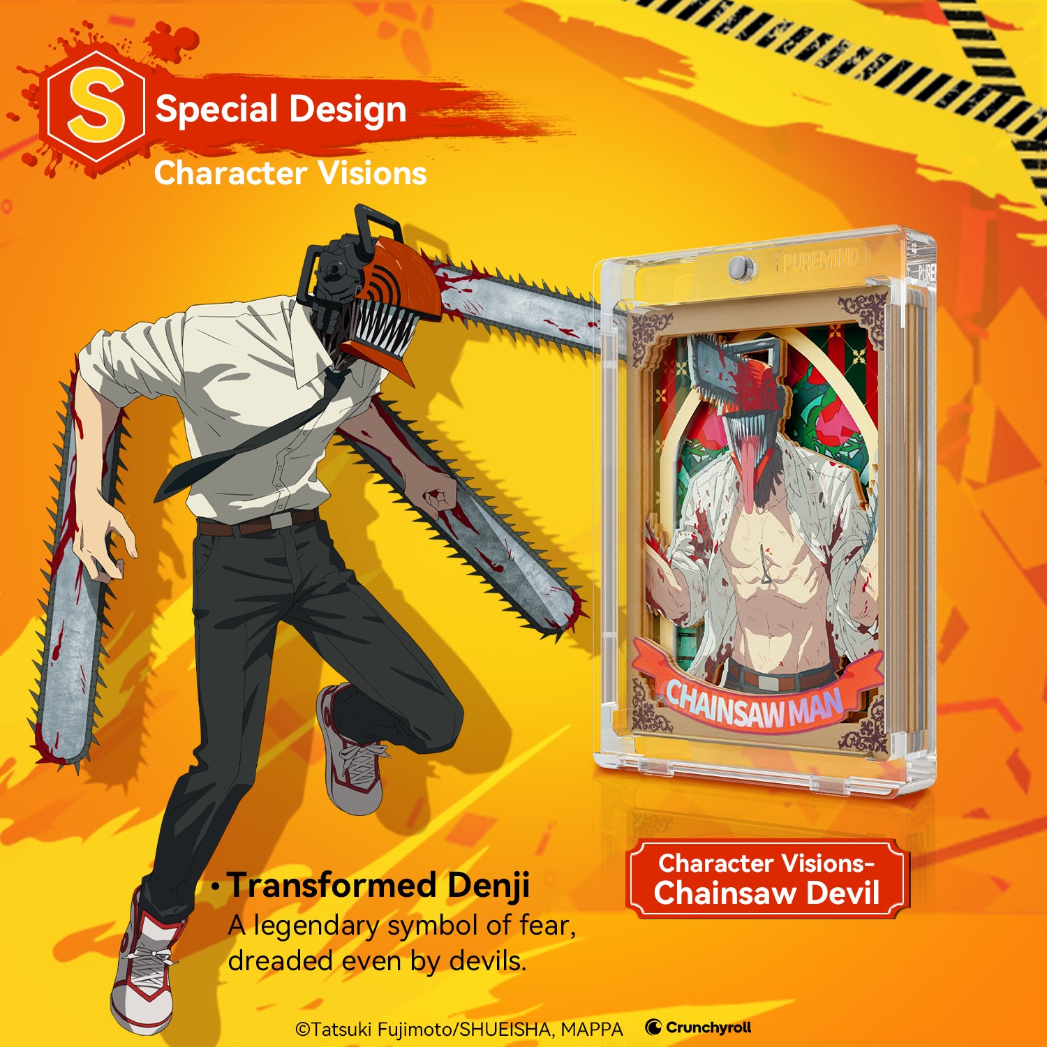 Puremind x Chainsaw Man Sorcery Prism Pane Series Specialr Designs S