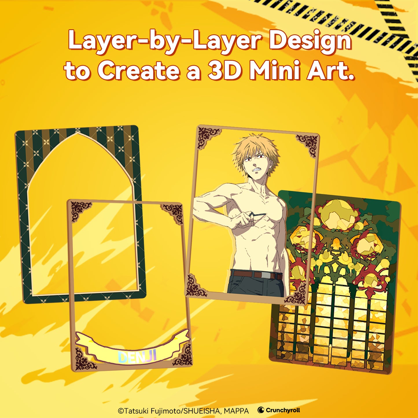 Puremind x Chainsaw Man Sorcery Prism Pane material detail