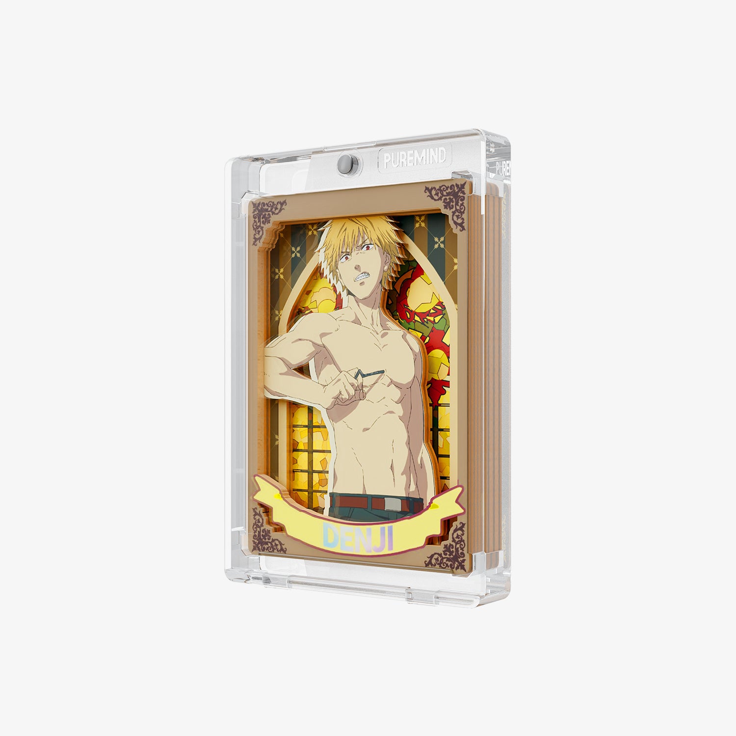Puremind x Chainsaw Man Sorcery Prism Pane mini art panel display Denji