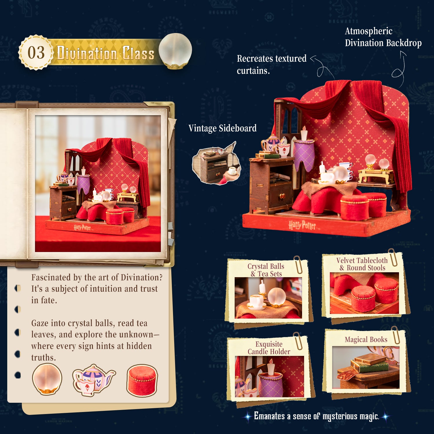 Puremind x Harry Potter Divination Class wooden puzzle detailed design