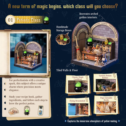 Puremind x Harry Potter Potions Class wooden puzzle detailed design