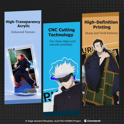 Puremind x Jujutsu Kaisen Acrylic Stand Blind Bag material details
