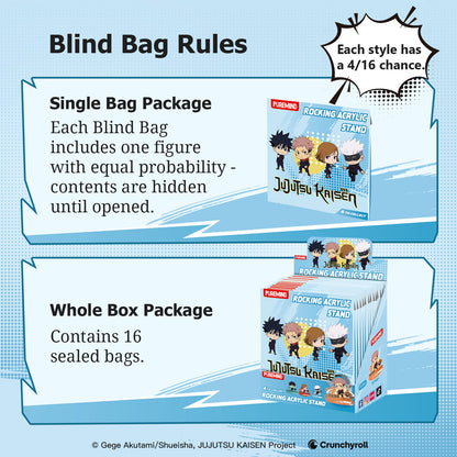 Puremind x Jujutsu Kaisen Rocking Acrylic Stand size details