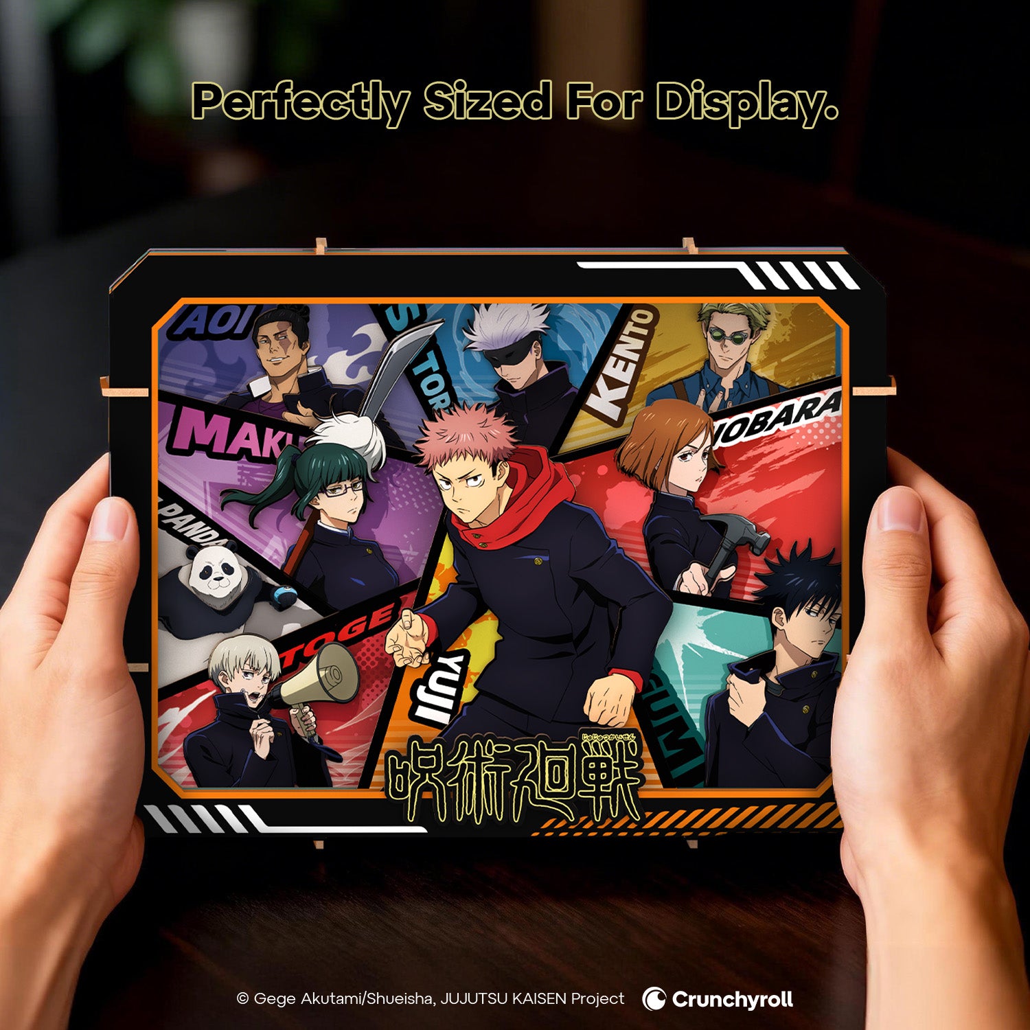 Puremind x Jujutsu Kaisen Sorcerer Arc Series Wooden Gallery assembled display 2