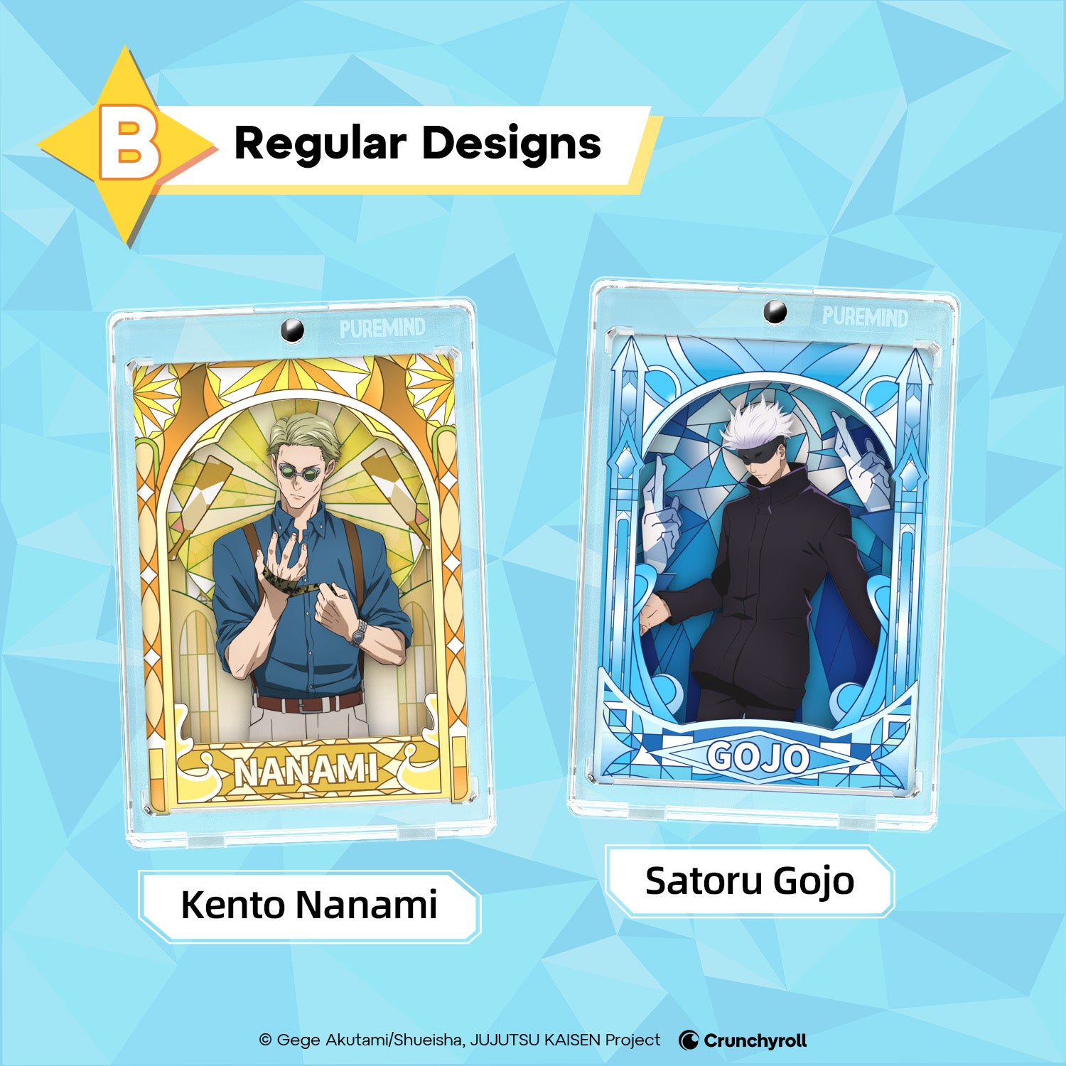 Puremind x Jujutsu Kaisen Sorcery Prism Pane Series Mini Art Blind Box collection 2