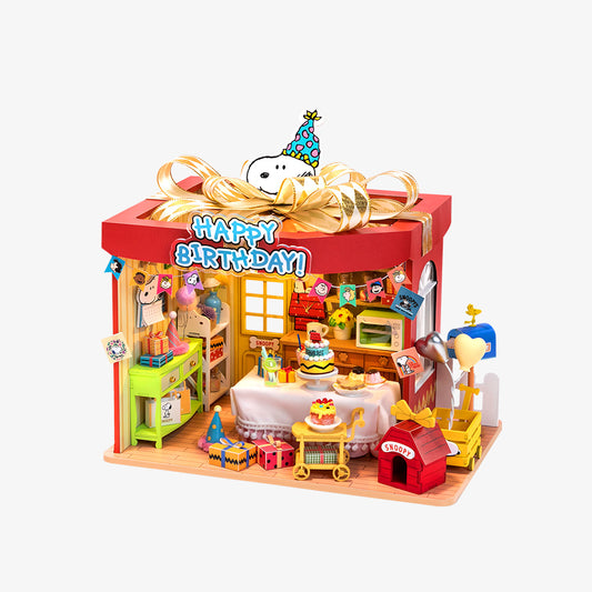 Puremind x Snoopy Birthday Party wooden puzzle