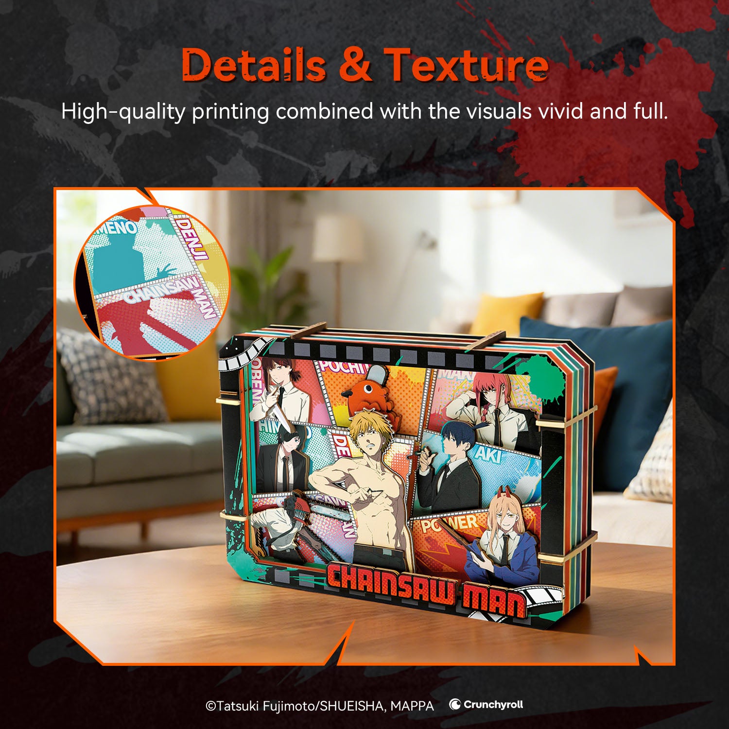 Puremind x Chainsaw Man Characters United Wooden Gallery (L) 2811