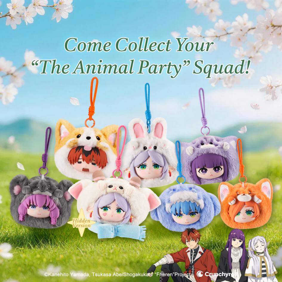 Puremind x Frieren Animal Party Series Vinyl Plush Blind BOX 2526EN