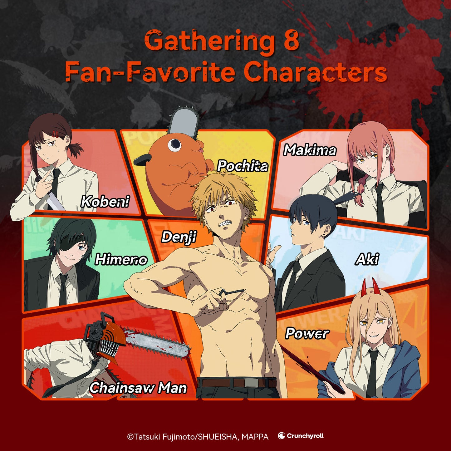 Puremind x Chainsaw Man Characters United Wooden Gallery (L) 2811