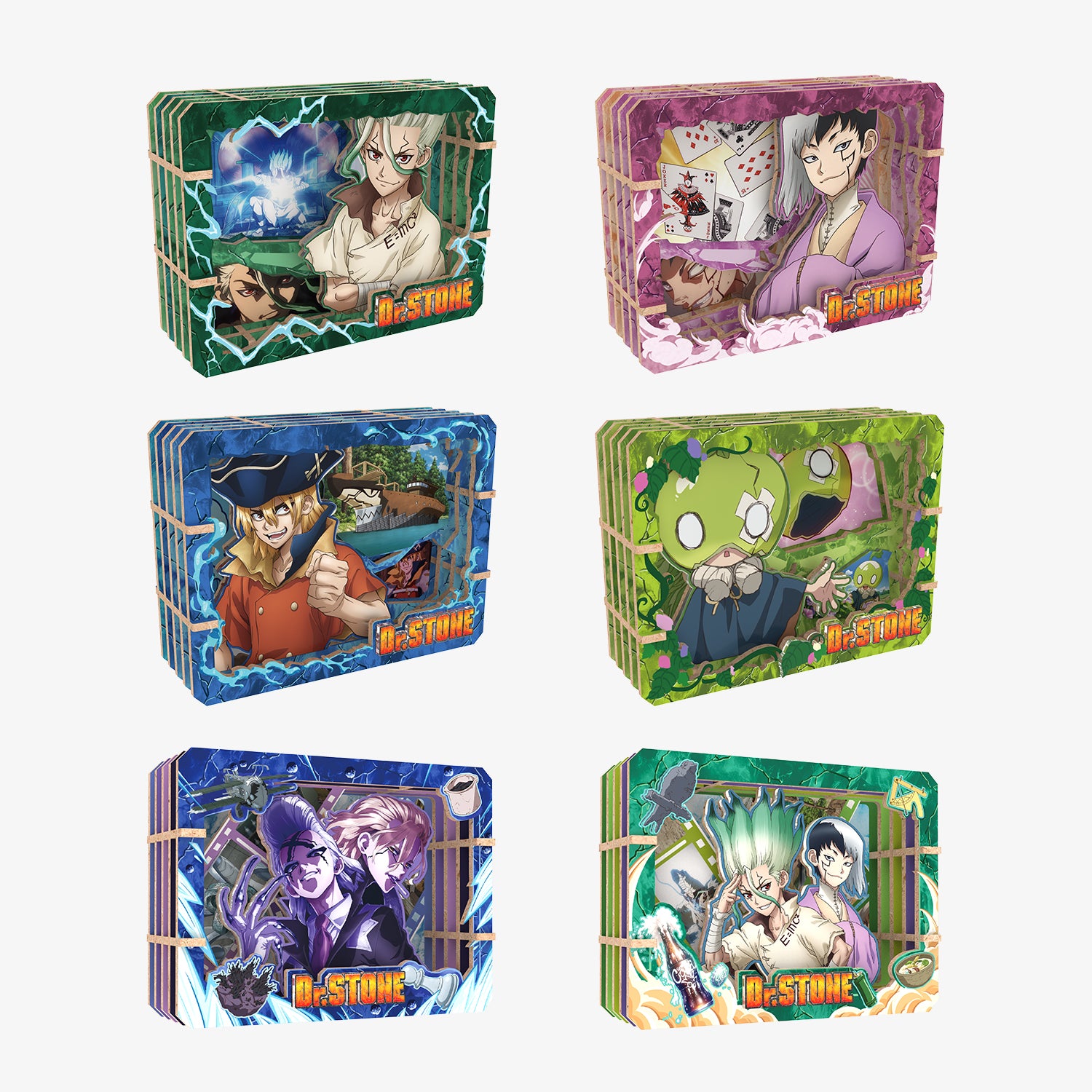Puremind x Dr.STONE Wooden Gallery（S）Blind Box 2607EN